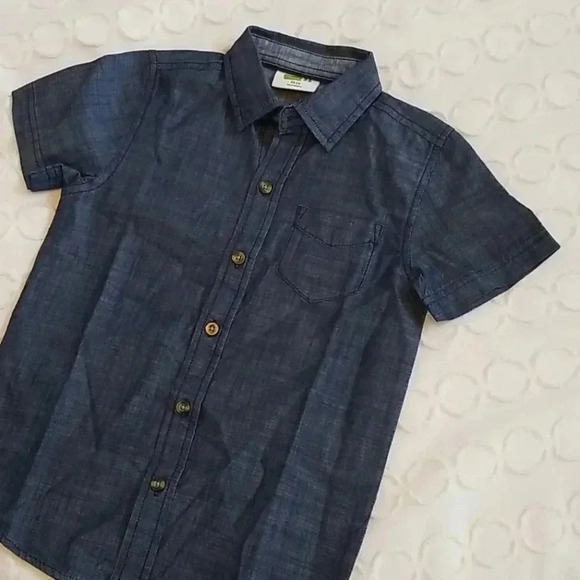 Dark Blue chambray shirt - Picture 2 of 5